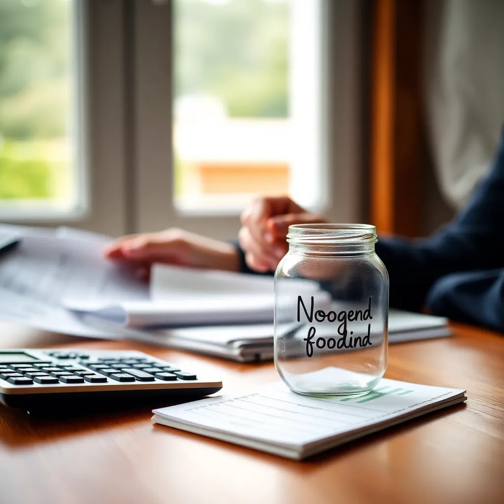 Nederlandse vrouw die bezorgd haar financiën controleert bij onverwachte rekening