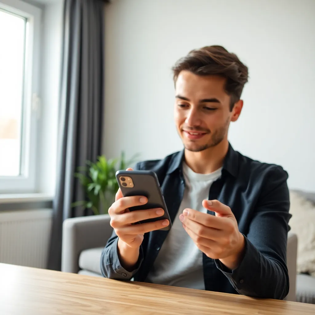 Jonge Nederlandse professional die geld spaart